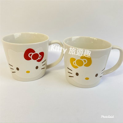 [Kitty 旅遊趣] Hello Kitty 對杯 馬克杯 凱蒂貓 姐妹 水杯 杯子 禮物 送禮 日本製