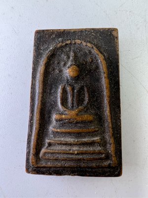 泰國佛牌 傳奇高僧龍婆多 菩提葉崇迪老佛牌 佛曆2518泰國古董文物佛教法器之力量來源念念有加持