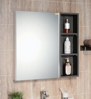 《振勝網》詢問再優惠! Corins 柯林斯 80cm SF-GM-80R / 古巴硬木 開放鏡櫃 浴鏡+收納櫃
