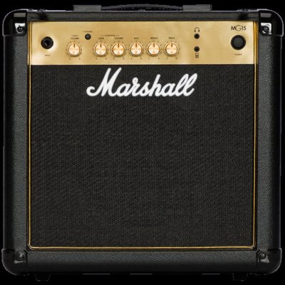[魔力樂器] 英國Marshall MG-15G電吉他音箱 經典金色復古外觀 2020現行款 8吋單體 個人練習首推
