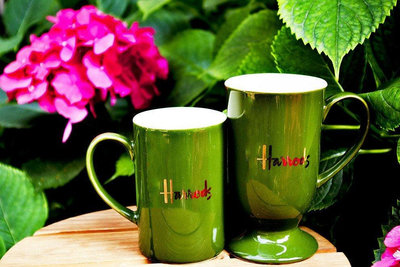 茶藝師 英國哈羅斯出口harrods陶瓷杯馬克杯情侶杯咖啡杯創意杯骨瓷杯熊