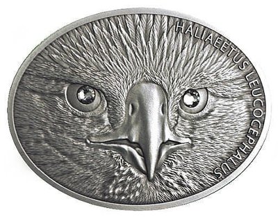 [現貨]斐濟 紀念幣 2013 白頭鷹精鑄銀幣 原廠原盒