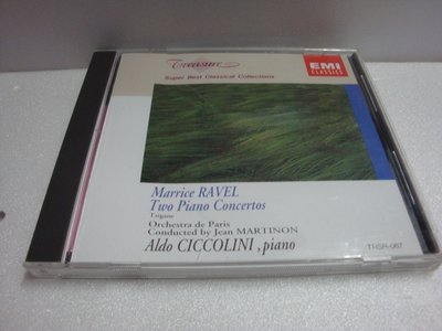 【銅板交易】二手原版CD-【Maurice Ravel~TWO PIANO CONCERTOS】