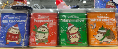 🎉現貨特價！Swiss Miss 聖誕節可可粉禮盒組4罐入(含4口味，共780公克)-吉兒好市多COSTCO代購