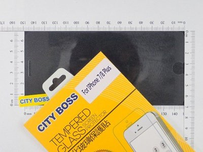 CITY BOSS Apple IPhone 8 i8 plus 螢幕保護貼鋼化膜 大8 CB亮面玻璃全膠
