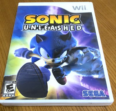 Wii Sonic Unleashed 音速小子 世界大冒險 美規  遊戲片