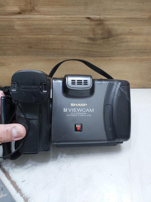 維修件 SHARP VL-E39 攝影機 缺電池 無配件 機況不明 當零件機賣 自行整修 售出不退