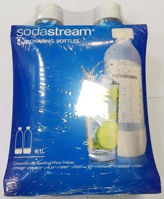 Sodastream 氣泡水機專用寶特瓶(1L) 2入