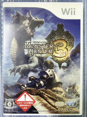 (有說明書) Wii 魔物獵人3 Monster Hunter WiiU 主機適用 日版 G2/庫
