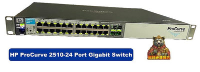 網管型交換器 Switch Gigabit HP ProCurve J9279A 2510 24Port L2 黑色