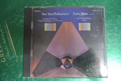 CD ~ Zubin Mehta conductor New York Philharmonic ~1986 無ifpi