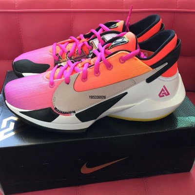 【正品】Nike Zoom Freak 2 EP 橙紫漸變 DB4738-600 男女 籃球潮鞋