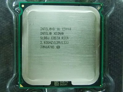 【含稅】Intel Xeon E5440 2.83G E0 1333 80W 正式CPU  送貼片、微碼  同等 i5