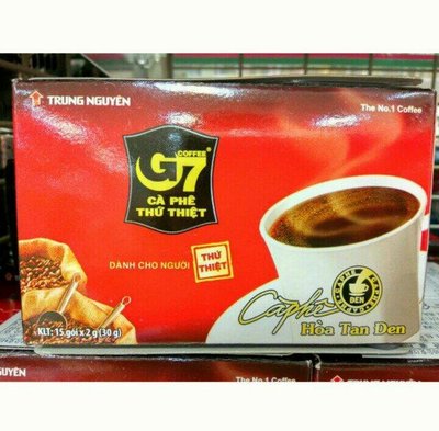 越南 G7黑咖啡/1盒/15小包