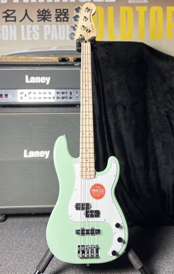 【名人樂器現貨 】2023 Fender Squier Affinity BASS FSR 限量版衝浪綠