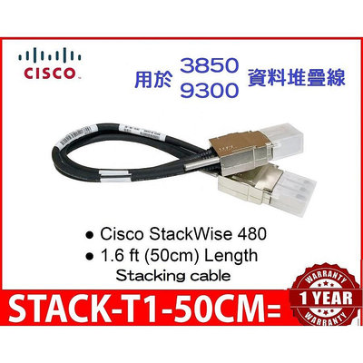 【全新現貨】思科 CISCO STACK-T1-50CM 3850、9300資料堆疊線 Stacking cable【晴沐居家日用】