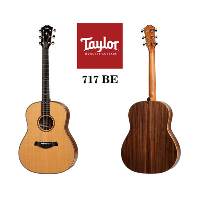 小叮噹的店 - Taylor 717 BE Builder's Edition 木吉他 民謠吉他 泰勒吉他 送琴盒