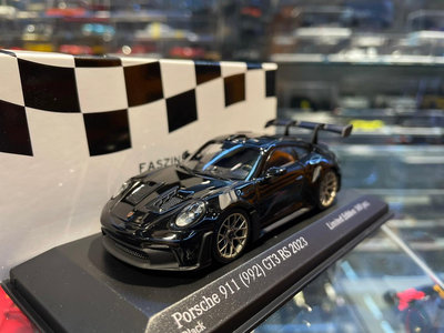 吉華@ 1/43 Minichamps Porsche 911 (992) GT3 RS 2023 黑色