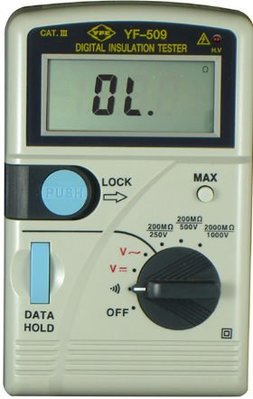 [捷克科技] YF TENMARS YF 509  數位高阻計 專業電錶儀錶