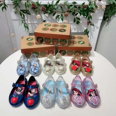 【Japan潮牌館】2022新款巴西梅麗莎Melissa童鞋女夏季兒童冰雪奇緣公主果凍涼鞋