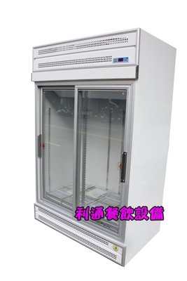 《利通餐飲設備》(瑞興) 滑門玻璃展示冰箱 另有四片滑門 玻璃展示櫃 滑門冰櫃