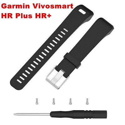熱銷 時尚矽膠腕帶 用於Garmin Vivosmart HR Plus HR+ ApproachX10/X40錶帶 運