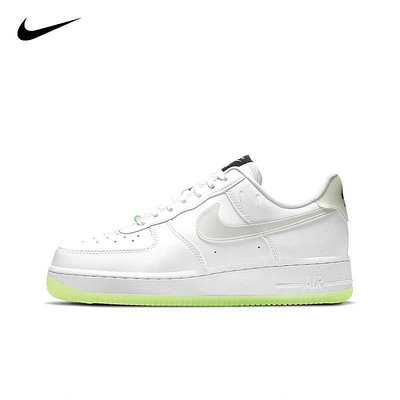 Nike Air Force 1 Low 耐吉 AF1 休閒鞋 板鞋 笑臉 夜光 白綠 CT3228100