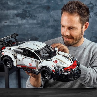 樂高保時捷911拼裝積木跑車模型汽車玩具成人男孩子生日禮物42096