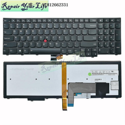 電腦零件適用聯想E531 L540 W540 T540P E540 W550 W541 T550 背光鍵盤筆電配件