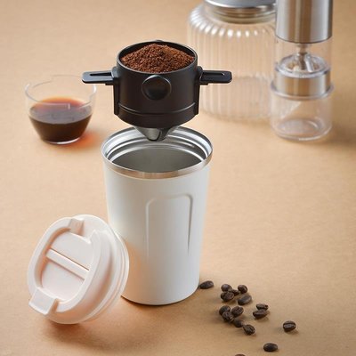 咖啡機配件免濾紙咖啡過濾杯漏斗不銹鋼濾網套裝滴漏過濾器手沖便攜咖啡器具~特價
