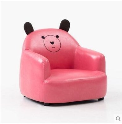 【超夯】2019-【粉紅PU-熊】簡域兒童沙發女孩公主兔子迷你寶寶椅懶人沙發座椅CRD
