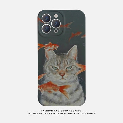 金魚小貓咪 iPhone 14 13 12 11 Plus pro max XR Xs mini 8 7
