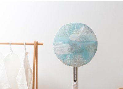 ☆╮布咕咕╭☆ PEVA印花風扇罩 落地風扇安全保護防塵防水保護罩