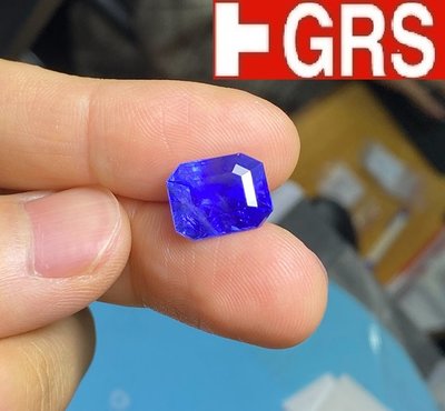 【台北周先生】天然藍寶石 12.32克拉 大顆 濃郁鮮豔 正藍色 無燒 超棒錫蘭產 送GRS證書