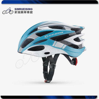 【阿伯的店】EXUSTAR 浩瀚 自行車安全帽 CNS認證 E-BHM106-藍色#YE1261
