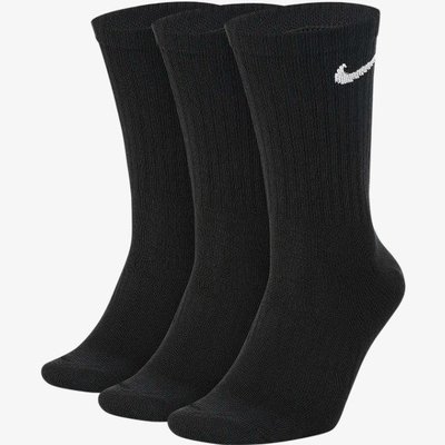Nike U NK EVERYDAY LTWT CREW 基本款 襪子 三雙組 SX7676- 兩色【iSport愛運動