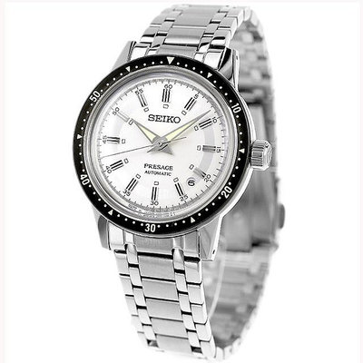 預購 SEIKO PRESAGE SARY235 機械錶 日本製 40.5mm  計時款60週年限定 全球限量5000 銀白色面盤  不鏽鋼錶帶