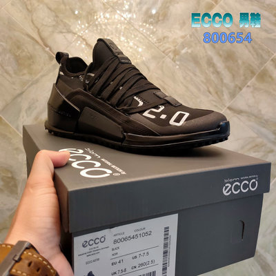 伊麗莎白~新款 正貨ECCO BIOM 2.0 現代運動鞋 酷炫男鞋 科技設計 皮革製造 舒適緩震 環繞式設計 平衡款800654