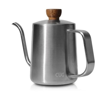 新款 CUG 壺身一體成型細口壺 350cc 濾杯咖啡手沖壺附刻度水位線
