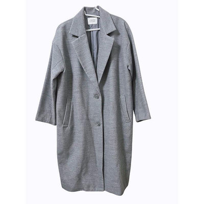 極新 日本 LOWRYS FARM 灰色大衣 外套 L