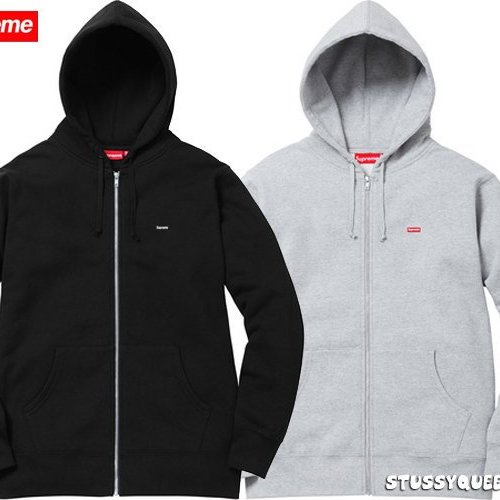 超搶手】全新正品2017 Supreme Small Box Zip Up Sweat 小BOX外套灰色L