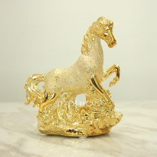 INPHIC-陶瓷馬擺飾工藝品馬到成功書房辦公室擺設開業招財家居飾品