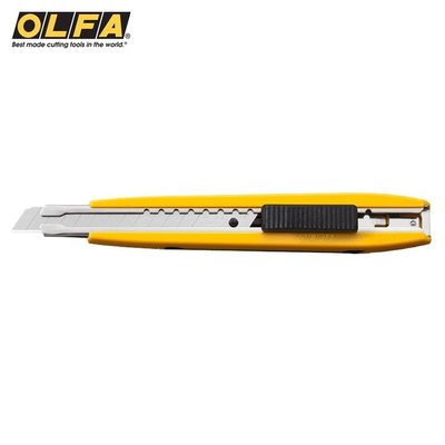 又敗家@日本優良設計獎OLFA標準型美工刀DA-1含折刃收納盒(右左手皆適;自動鎖定刀片9mm)日本製隨身美工刀具切割刀