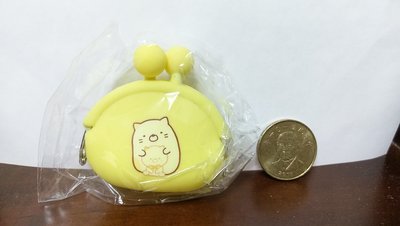 日本SAN-X角落生物 角落小夥伴 矽膠珠扣包 口金包 小零錢包 單買貓咪款式
