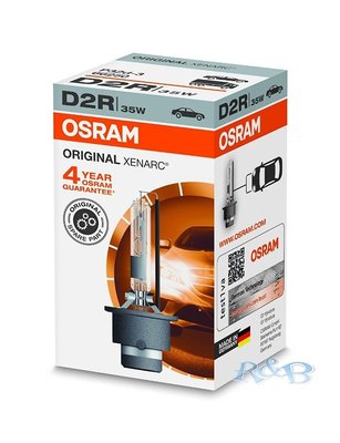 OSRAM 66250 D2R 4250K 原廠HID燈泡 公司貨 保固4年【R&amp;B車用小舖】#D2R-01