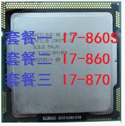 Intel 酷睿四核 i7- 860s 1156 針 CPU 一年包換 有I7 860 870