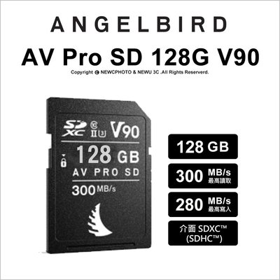 【薪創光華】Angelbird AV Pro SD MK2 128G V90 記憶卡 讀300 寫280 公司貨
