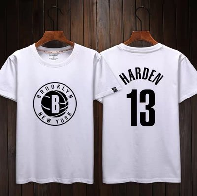 🏀大鬍子James Harden哈登短袖棉T恤上衣🏀NBA籃網隊Adidas愛迪達運動籃球衣服T-shirt男468