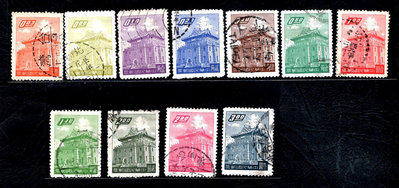 ※東南郵拍※ 一版莒光樓郵票 11枚全  舊票一套 品相如附圖 - 97