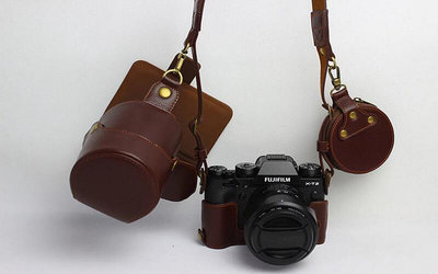 【促銷】適用X-T2油皮套 XT2 版 xt100 xt200可拆換 XT10相機包